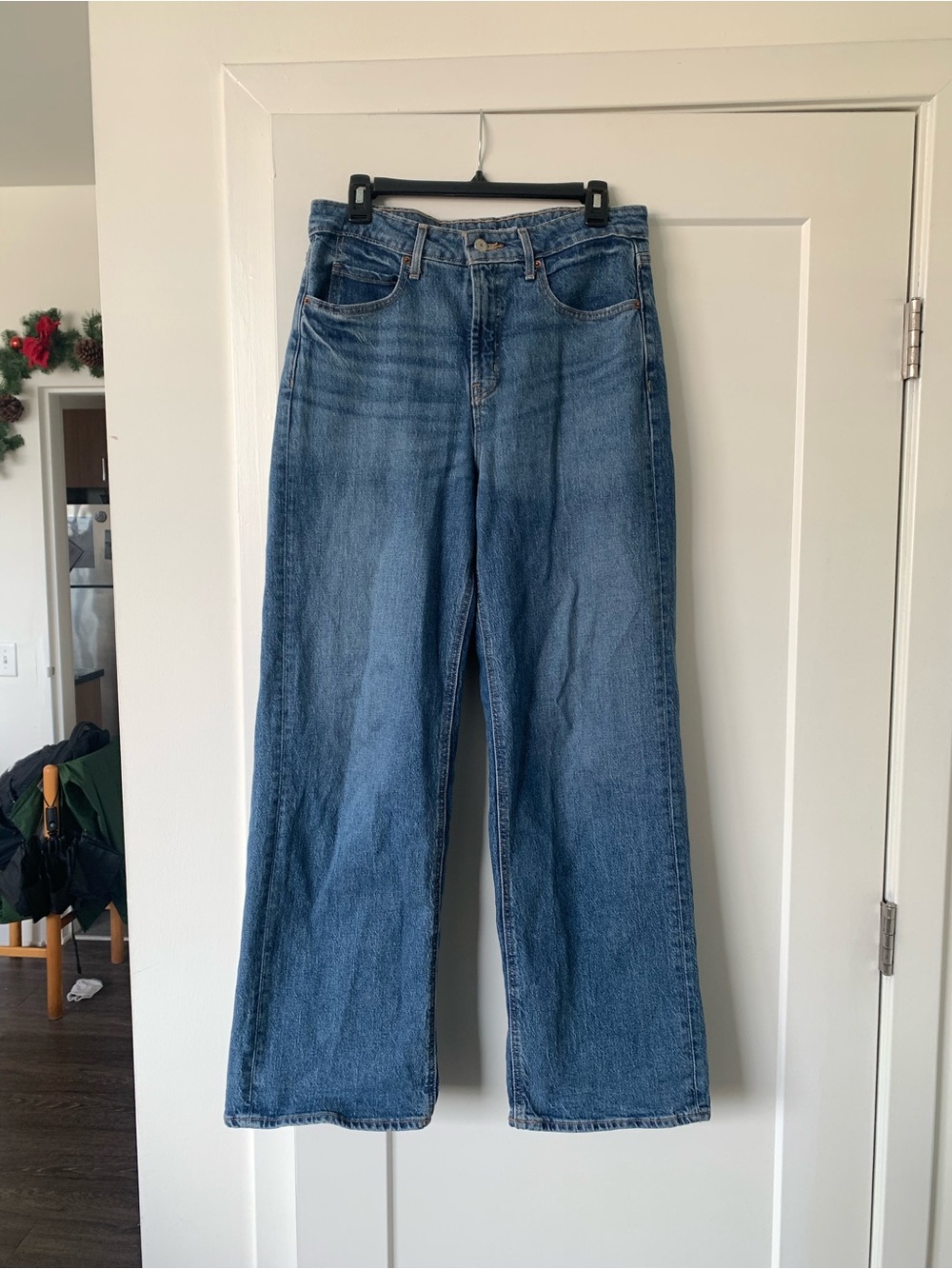 Old Navy High-Rise Wide-Leg Women's Jeans 99% Cotton